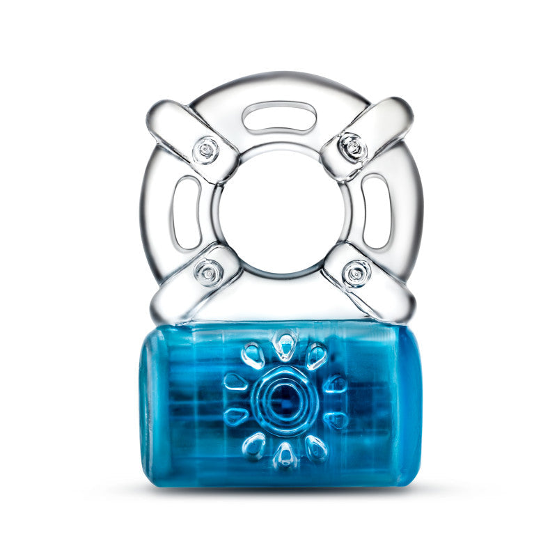 Play With Me Pleaser Cock Ring Blue > Cock Ring > Vibrating - Tophatter Daily Deals