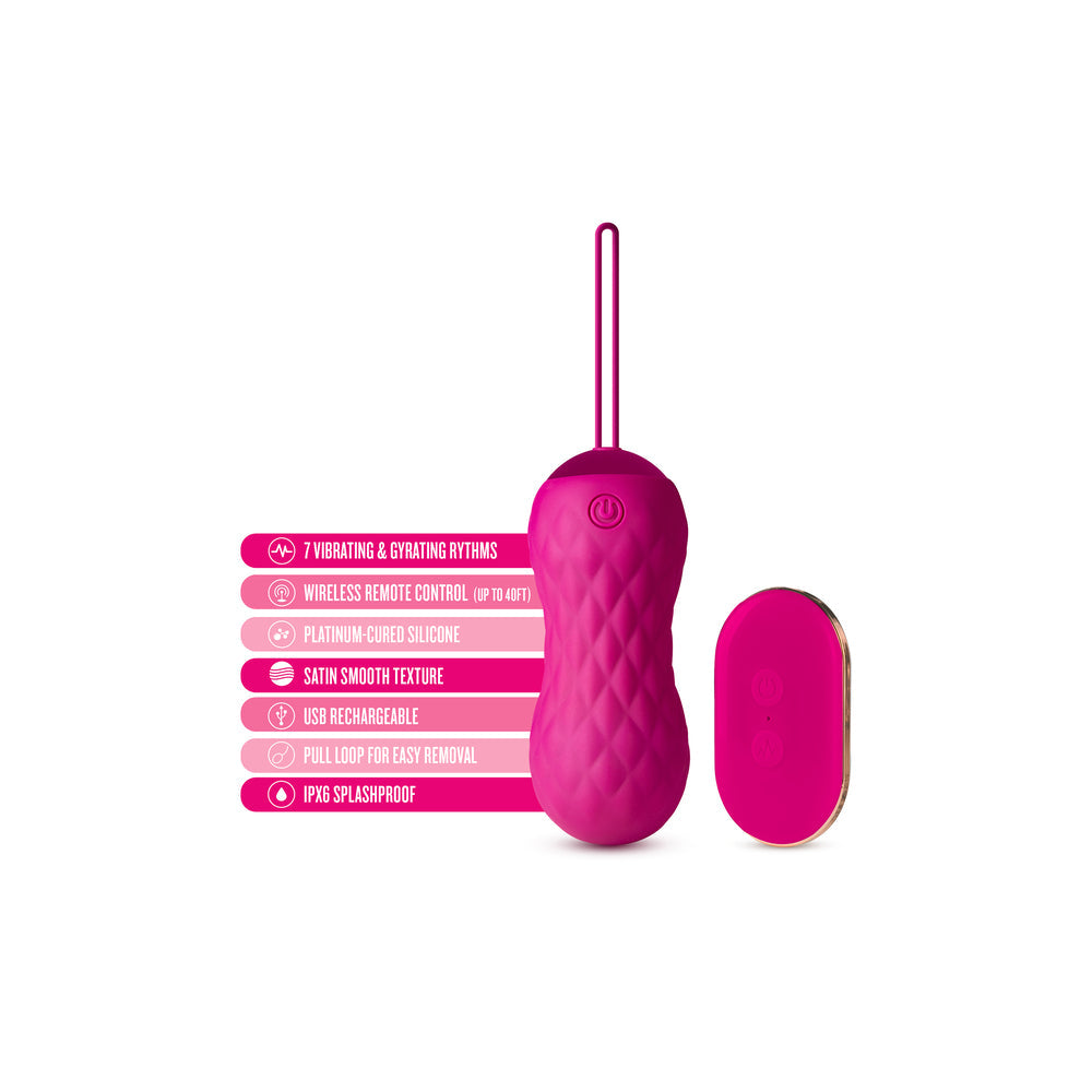Lush Carina – Remote-Controlled Gyrating Vibrating Egg > Sex Toys For Ladies > Vibrating Eggs - Tophatter Daily Deals