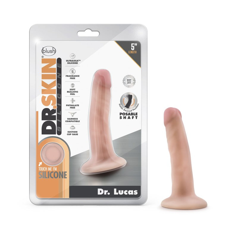 Dr. Skin Dr. Lucas – 14cm Realistic Silicone Dildo with Suction Cup > Dildos > Slim Dildos - Tophatter Daily Deals