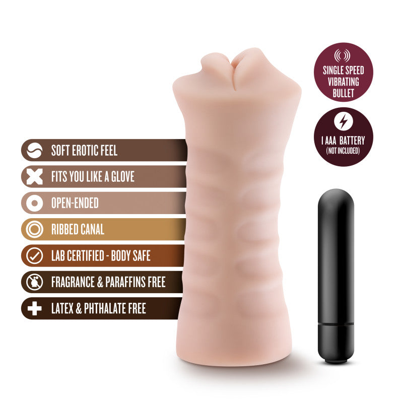 M For Men Skye Vibrating Mouth Stroker > Sex Toys For Men > Masturbators > Pornstar - Tophatter Daily Deals