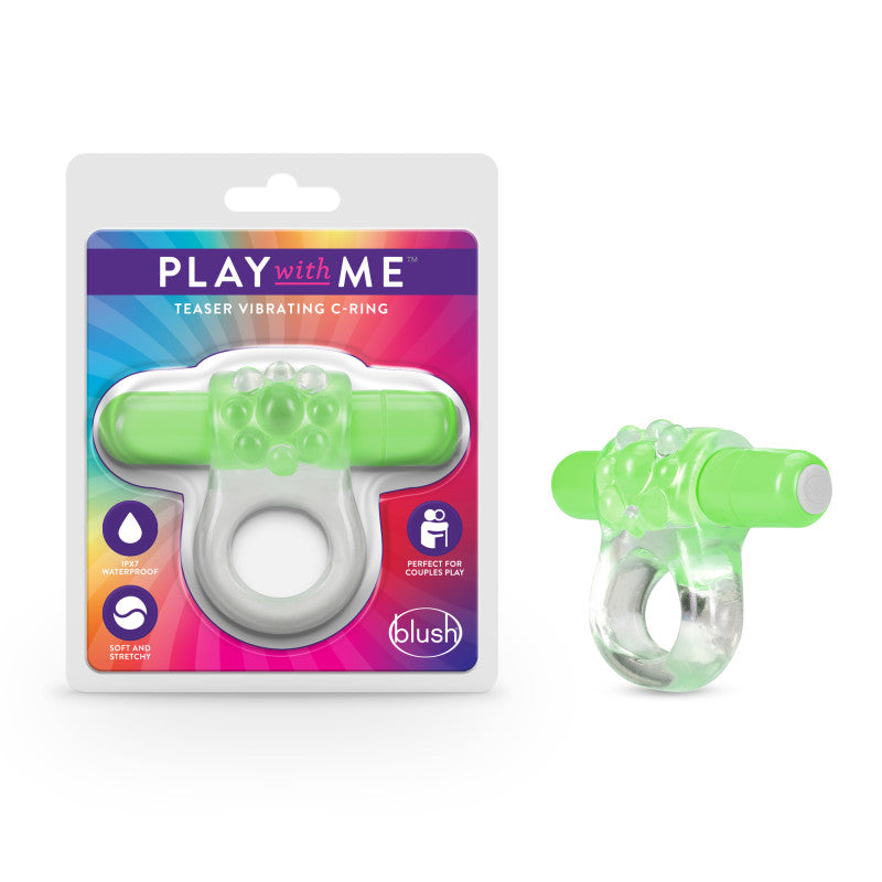 Play With Me Teaser Vibrating C Ring – Vibrating Ring > Cock Ring > Vibrating - Tophatter Daily Deals