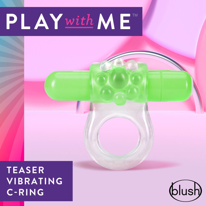 Play With Me Teaser Vibrating C Ring – Vibrating Ring > Cock Ring > Vibrating - Tophatter Daily Deals