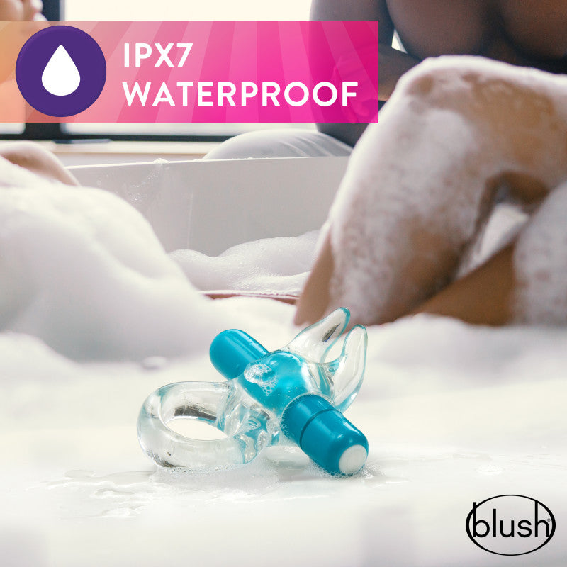 Play With Me Bull Vibrating Cock Ring Blue for Pleasure > Sex Toys > Couples Toys - Tophatter Daily Deals