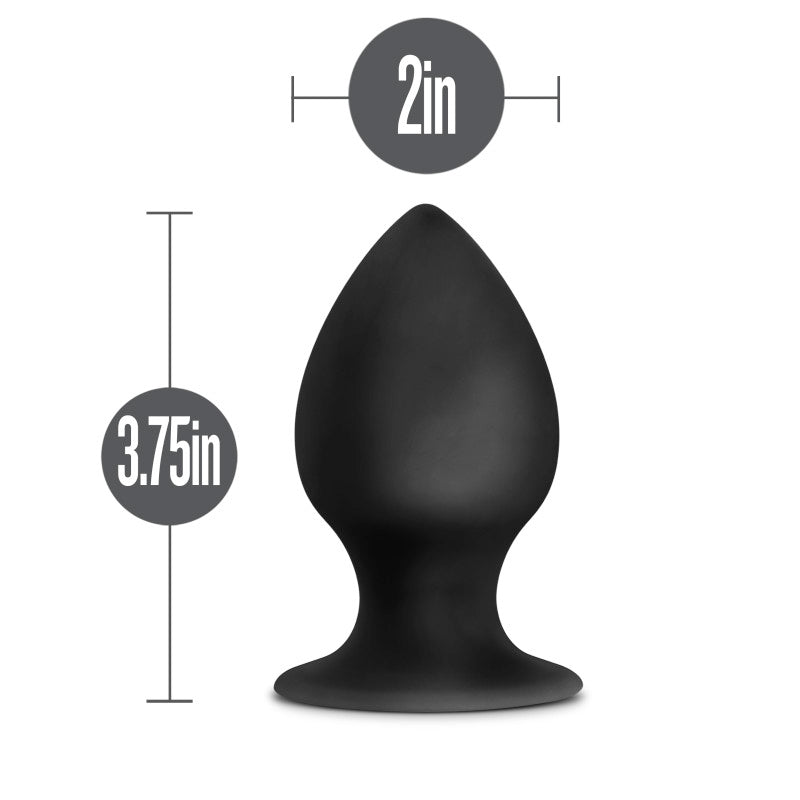 Anal Adventures Platinum Silicone Anal Stout Plug 3.75 Inch Large > Anal Range > Butt Plugs - Tophatter Daily Deals