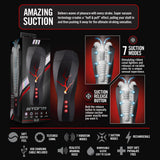 M for Men Storm (White) – Ribbed Masturbator Cup Vibrator with 7 Vibration Functions and Suction > Sex Toys For Men > Masturbators > Vibrating - Tophatter Daily Deals