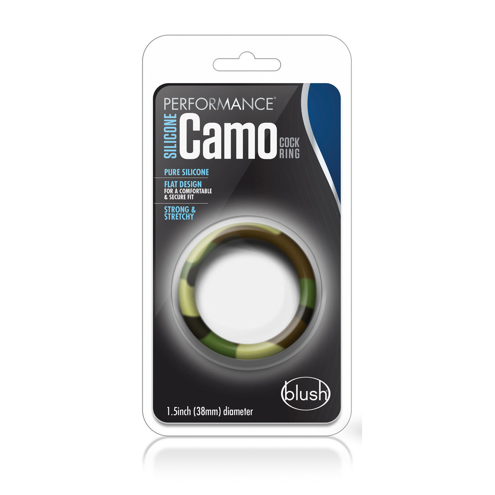 Performance Green Camo Cock Ring – Stretchable Cock Ring > Cock Ring > Single - Tophatter Daily Deals