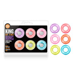 King of the Ring Coloured Cock Rings Set of 6 > Cock Ring > Sets - Tophatter Daily Deals