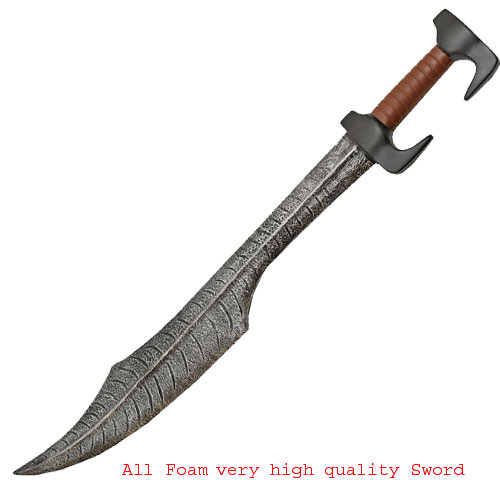 300 Spartan Warrior Replica Foam Cosplay Sword Collectible Weapons - Tophatter Daily Deals