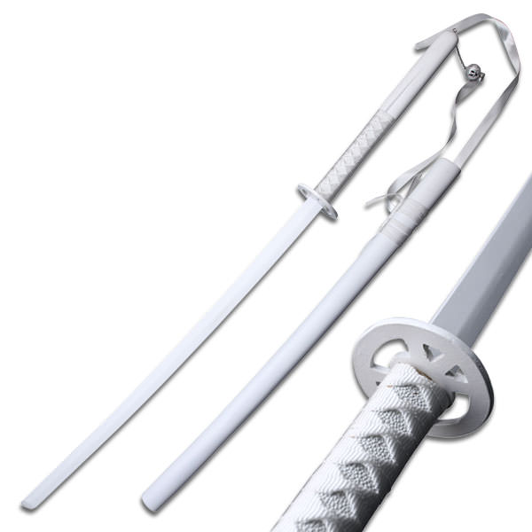 Kuchiki Rukia Samurai Wooden Training Cosplay Sword - TOPHATTER'S ARMORY DEALS Collectible Weapons - Tophatter Daily Deals
