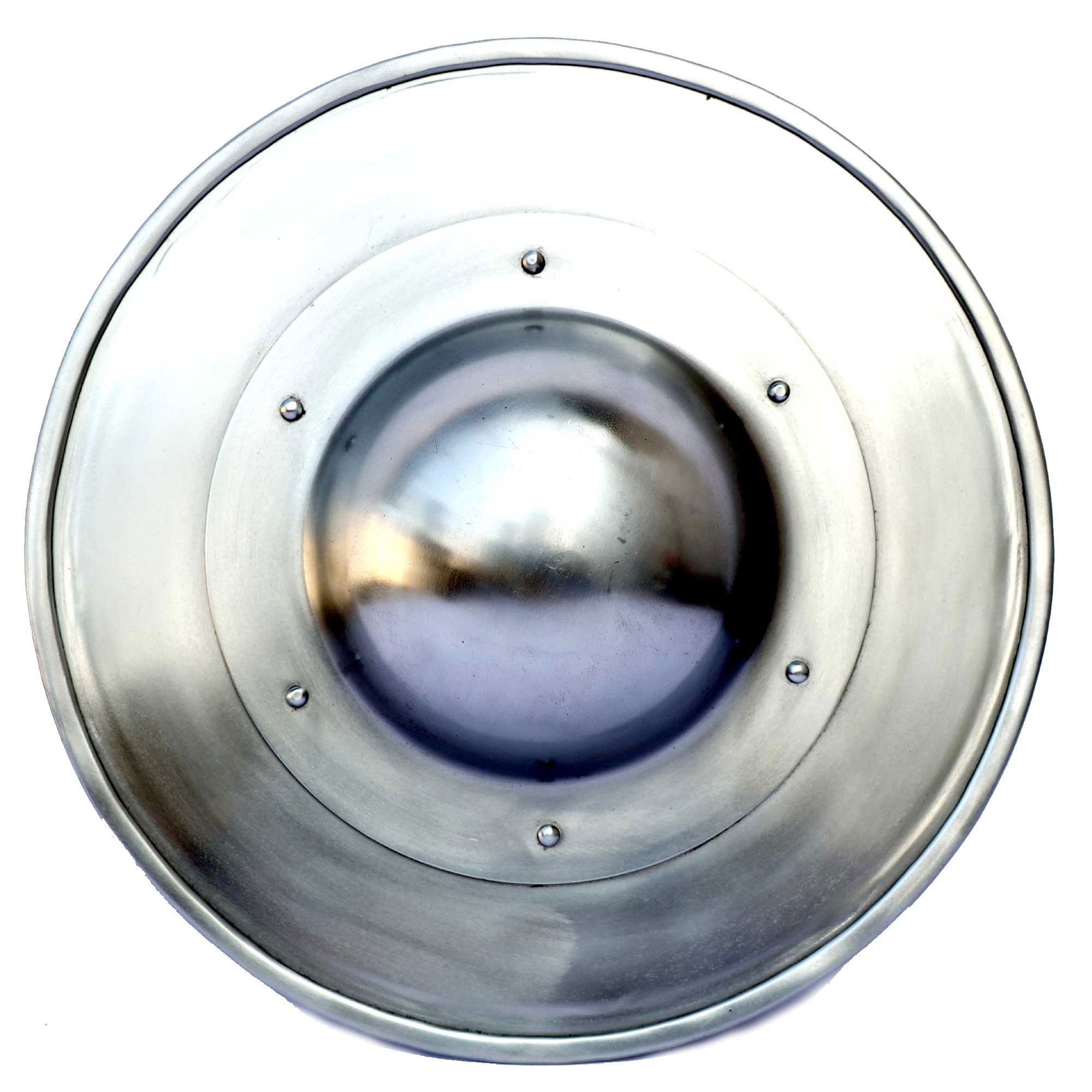 Infantry Battle Ready Buckler Shield - 12 Inch Diameter - Tophatter's Guns'N'Weapons Store Collectible Weapons - Tophatter Daily Deals