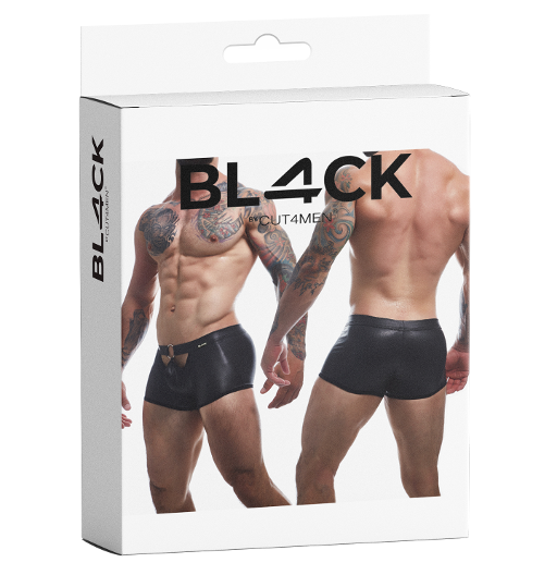 Cut 4 Men Peekaboo Mini Pants Small Black > Clothes > Mens G-Strings - Tophatter Daily Deals