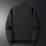 Windproof Men’s Jacket - Quilted Bomber Fleece Lined Hiking - Tophatter Daily Deals