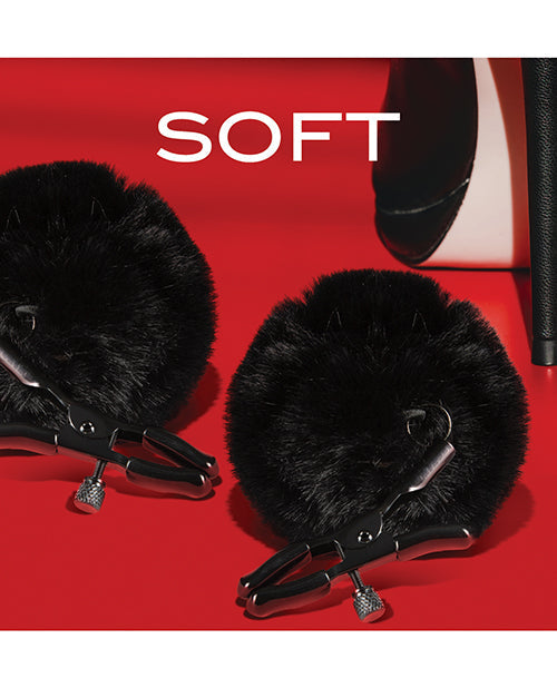 Noir Pom Adjustable Nipple Clamps Nipple Clamps - Tophatter Daily Deals