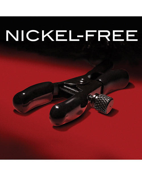 Noir Pom Adjustable Nipple Clamps Nipple Clamps - Tophatter Daily Deals