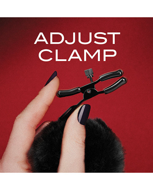 Noir Pom Adjustable Nipple Clamps Nipple Clamps - Tophatter Daily Deals