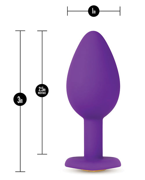 Temptasia Bling Plug Small Purple Anal Plugs - Tophatter Daily Deals