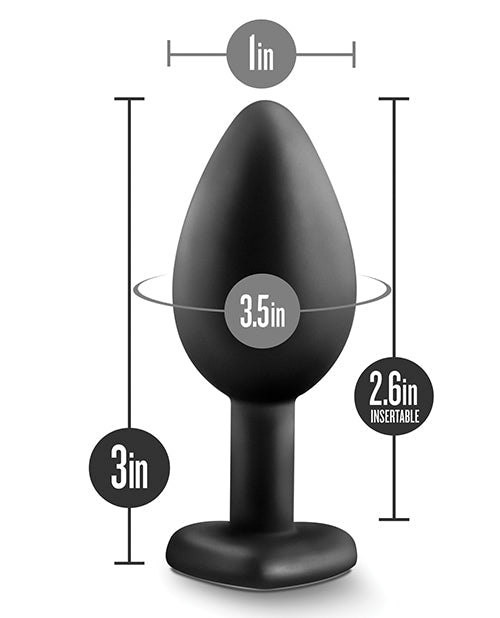 Temptasia Bling Plug Small Black Anal Plugs - Tophatter Daily Deals