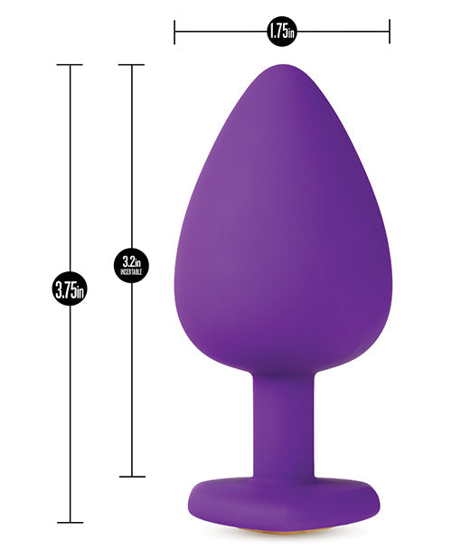 Temptasia Bling Plug Large Purple Anal Plugs - Tophatter Daily Deals