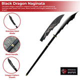 Black Dragon Naginata Swords - Tophatter Daily Deals
