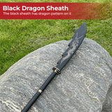 Black Dragon Naginata Swords - Tophatter Daily Deals