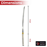 Black Widow Web Weaver Handmade Katana White swords - Tophatter Daily Deals