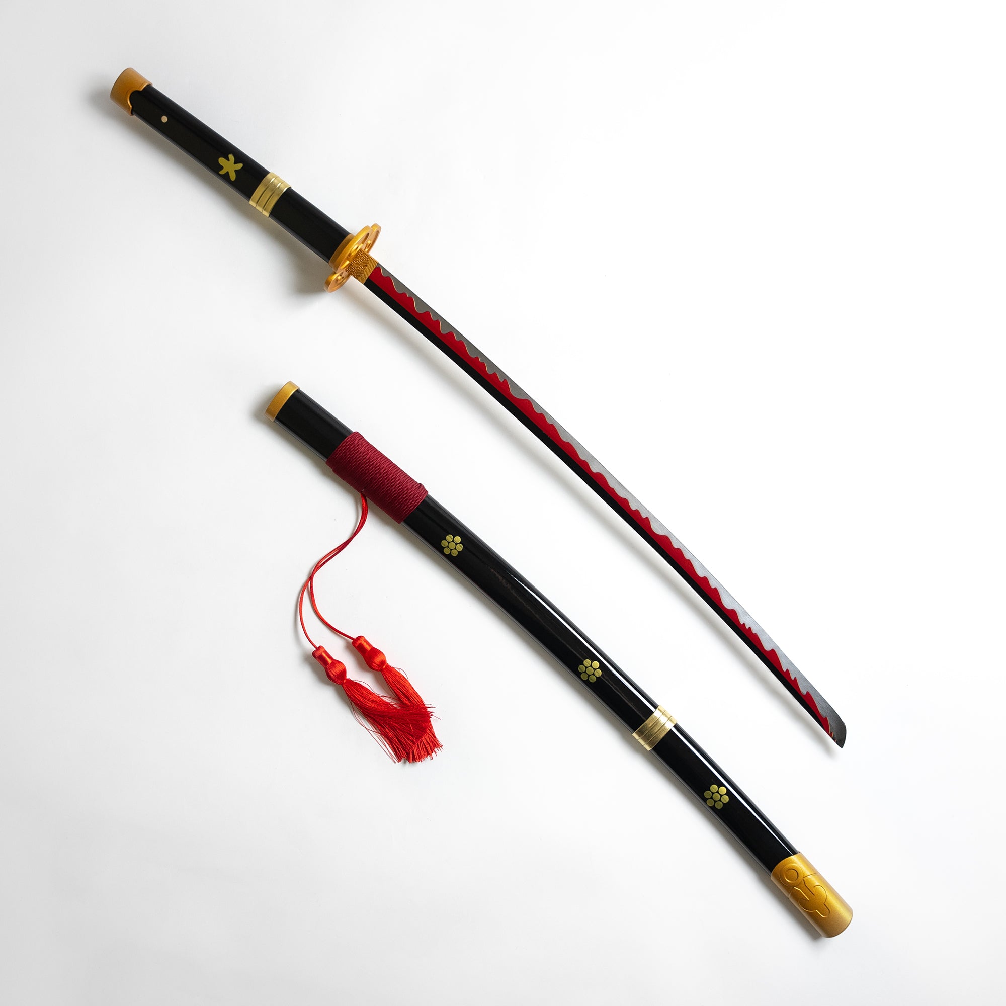 Roronoa Zoro's Black "Enma" Katana (Manga Accurate) 1st Edition Anime Sword - Tophatter Daily Deals
