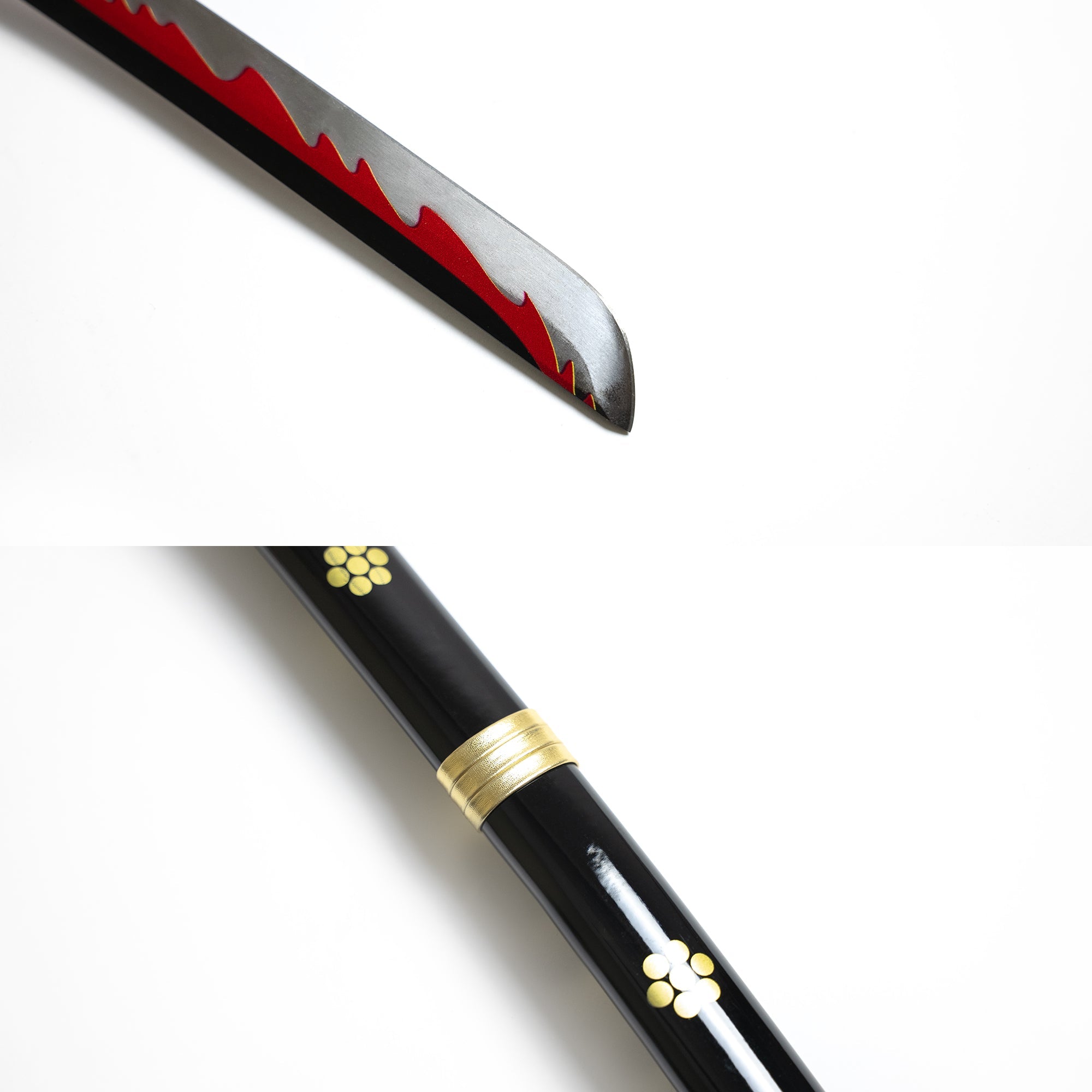Roronoa Zoro's Black "Enma" Katana (Manga Accurate) Anime Sword - Tophatter Daily Deals