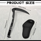 BLACK PORTABLE SHEATHED SHARP FOLDING SICKLE - Tophatter Daily Deals