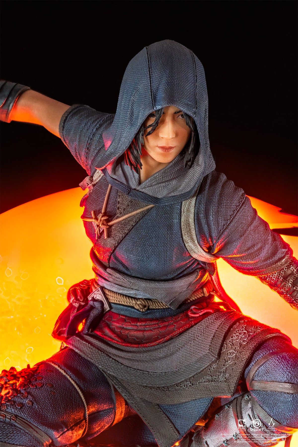 Assassin’s Creed Shadows PureArts Animus Naoe & Yasuke 1/4 Scale Statue Collectible Figurine - Tophatter Daily Deals