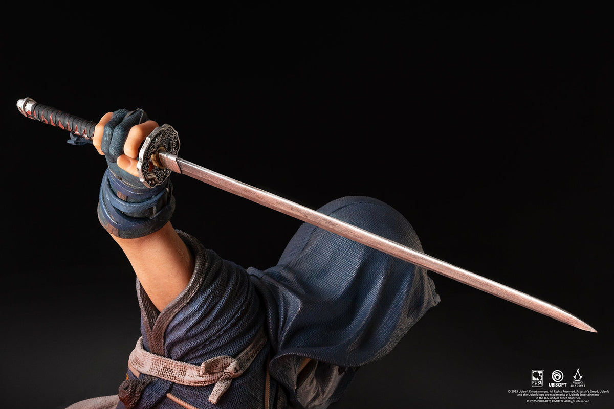 Assassin’s Creed Shadows PureArts Animus Naoe & Yasuke 1/4 Scale Statue Collectible Figurine - Tophatter Daily Deals