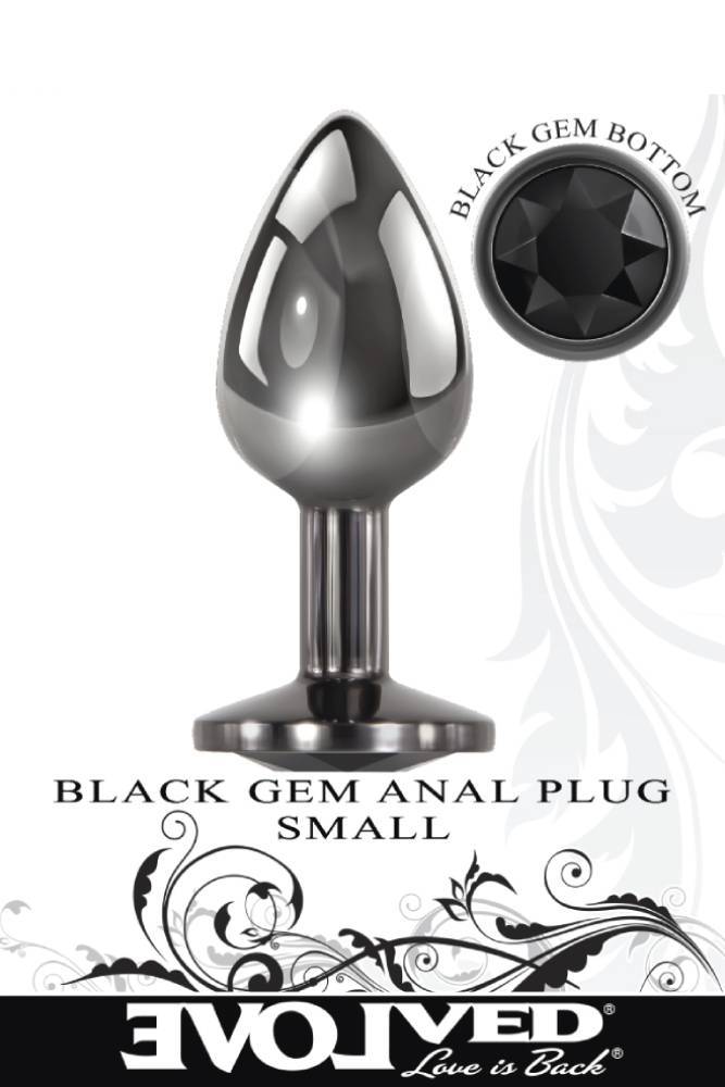 Evolved - Black Gem Anal Plug - Small Sex Toy - Tophatter Daily Deals