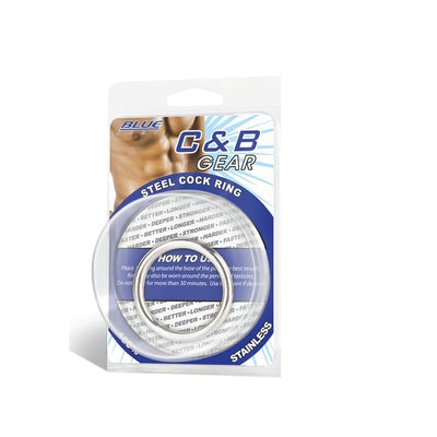 Blue Line Steel Cock Ring 1.5 Inch – Metal Cock Ring > Cock Ring > Metal - Tophatter Daily Deals