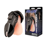 Blue Line Acrylic See-Thru Cock Cage Chastity Device Black > Bondage Gear > Male Chastity - Tophatter Daily Deals