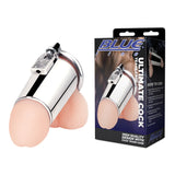 Blue Line Ultimate Cock Tease Cock Cage Cylinder Shaped Chastity Device with Padlock > Bondage Gear > Male Chastity - Tophatter Daily Deals