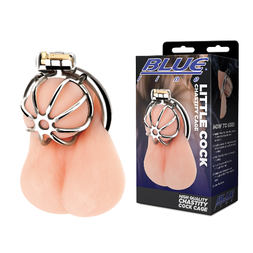 Blue Line Little Cock Stainless Steel Male Chastity Cage > Bondage Gear > Male Chastity - Tophatter Daily Deals