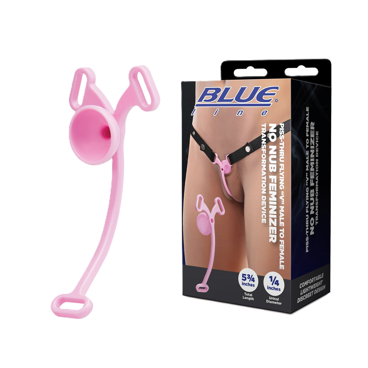 Blue Line Flying V Transformation Device – Male to Female Urinal 5.75 Inch > Bondage Gear > Male Chastity - Tophatter Daily Deals