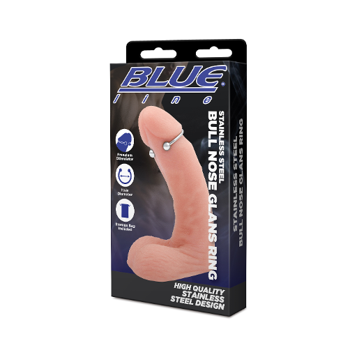 Blue Line Stainless Steel Bull Nose Glans Ring 32mm Size > Cock Ring > Metal - Tophatter Daily Deals