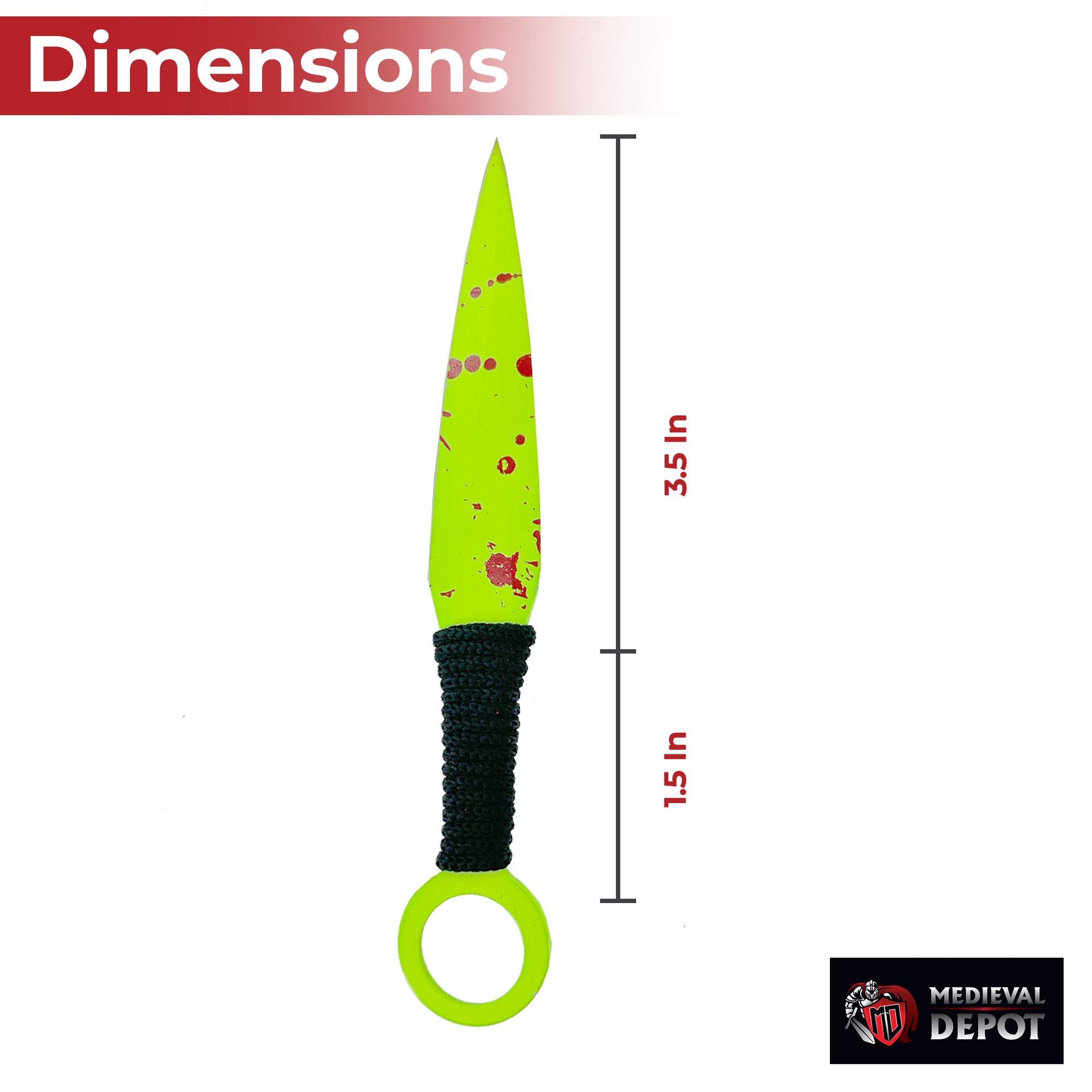 Blood Stained Soul Kunai Set knives - Tophatter Daily Deals