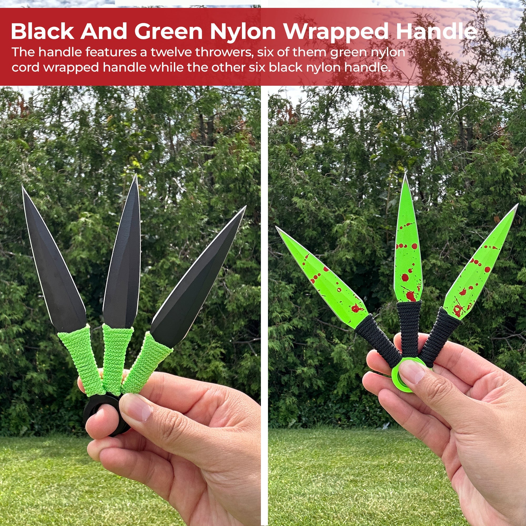Blood Stained Soul Kunai Set knives - Tophatter Daily Deals