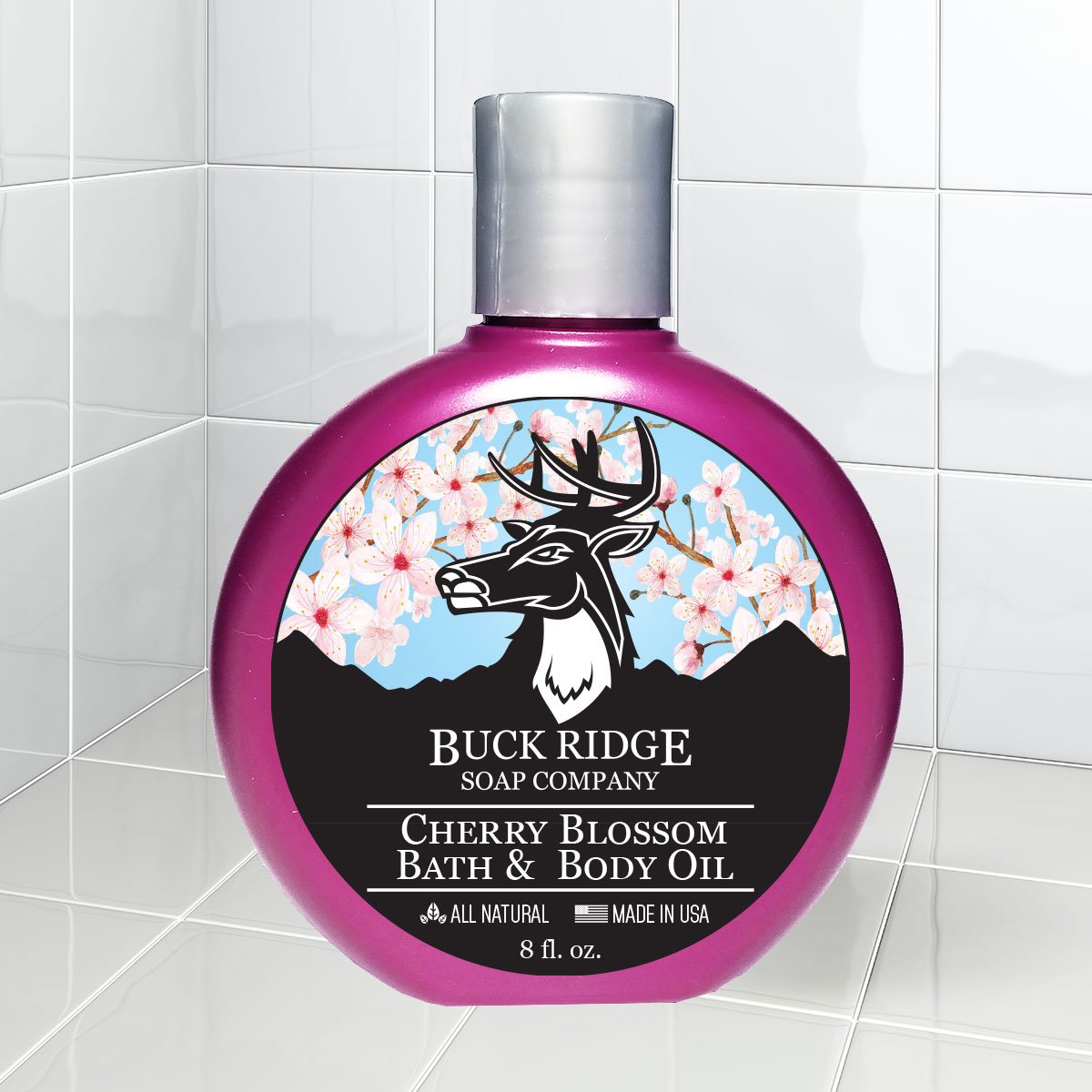 Cherry Blossom Bath and Body Oil Default Title Bath & Body - Tophatter Daily Deals
