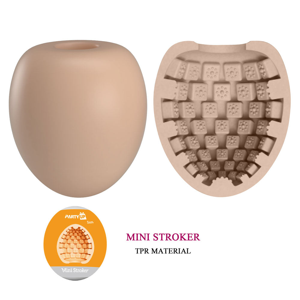 Party Up SAM Mini Stroker – Mini Stroker > Sex Toys For Men > Masturbators Cup - Tophatter Daily Deals