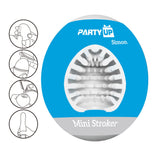 Party Up Simon Mini (Black) – Silicone Mini Stroker > Sex Toys For Men > Masturbators Cup - Tophatter Daily Deals