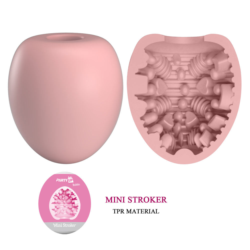 Party Up Robin Mini (Black) – Mini Stroker > Sex Toys For Men > Masturbators Cup - Tophatter Daily Deals