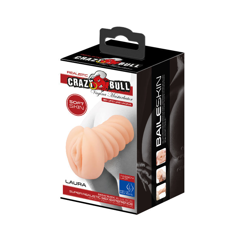 Crazy Bull Laura – Small Portable Vagina Stroker > Sex Toys For Men > Masturbators > Manual - Tophatter Daily Deals