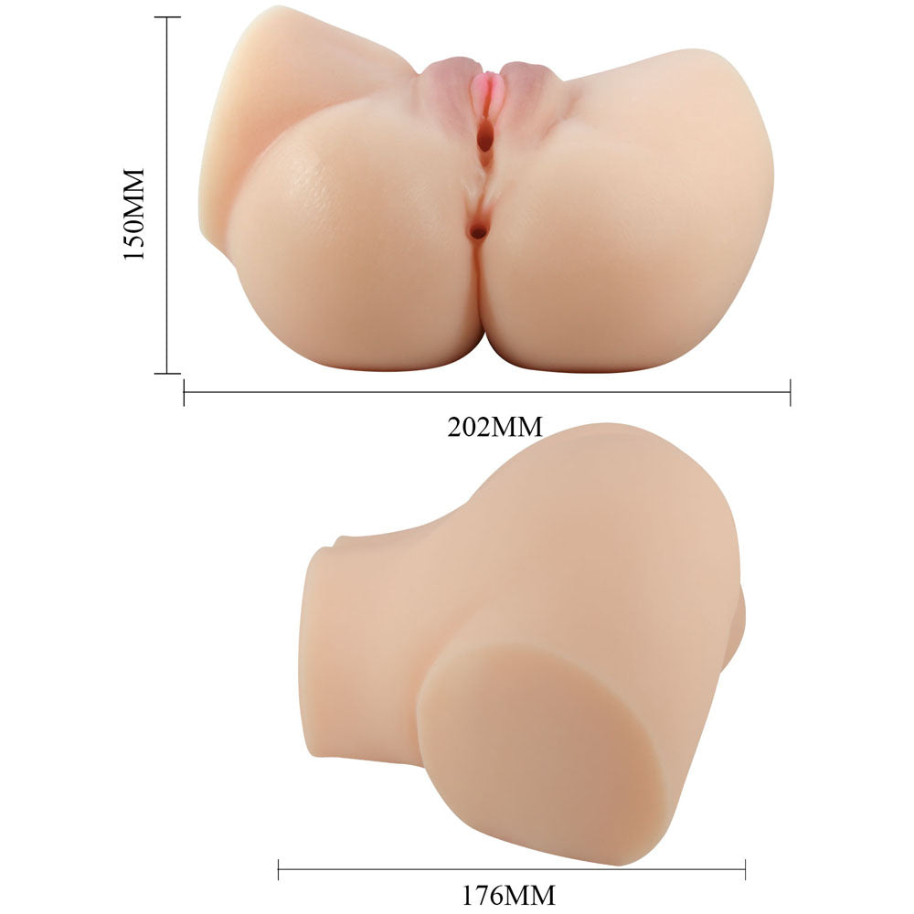 Crazy Bull Emilia Vibrating Torso Masturbator 12 Inch Realistic Skin Color > Sex Toys For Men > Assbators - Tophatter Daily Deals