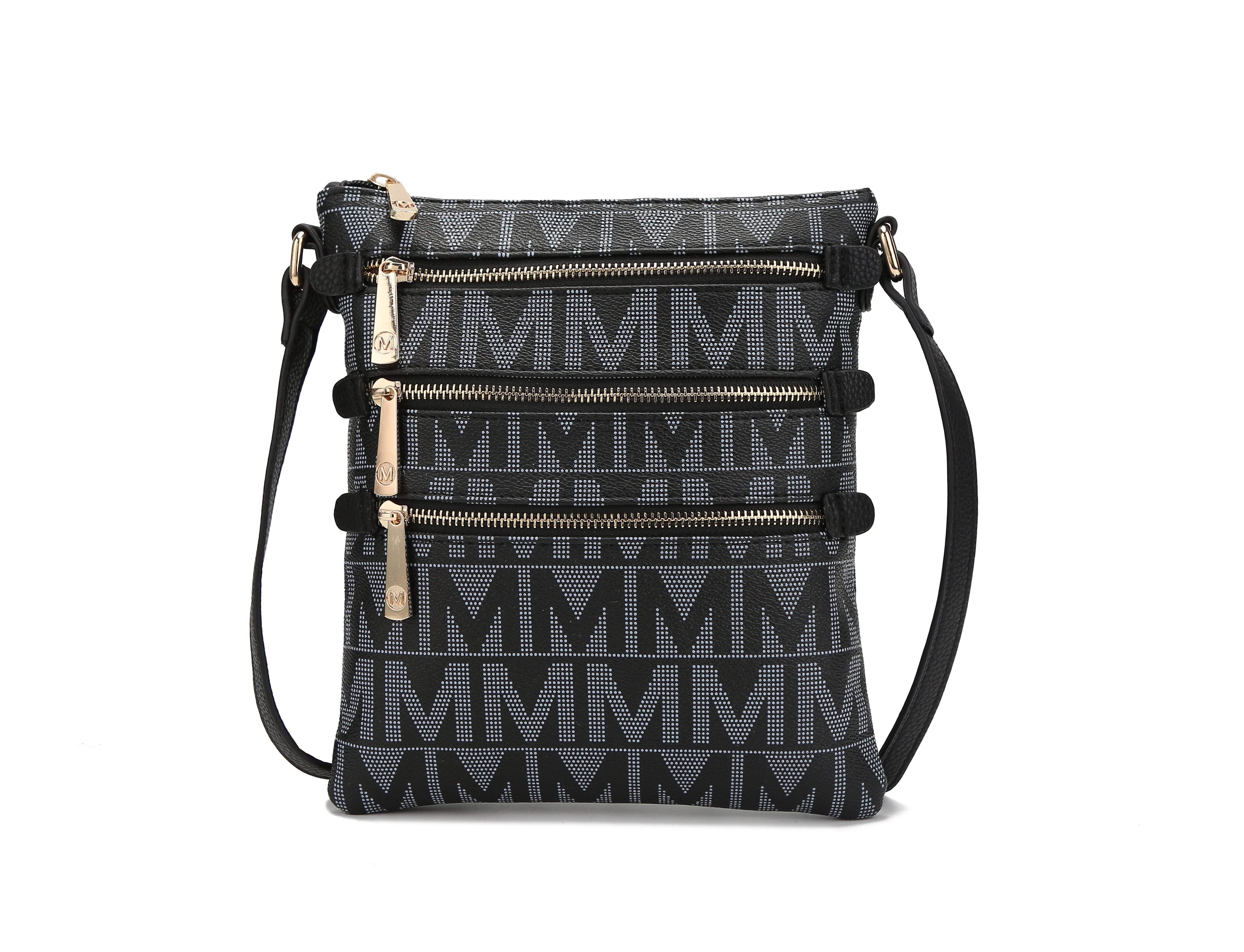 MKF Collection Women's Mya Signature Crossbody Bag Black Bags - Tophatter Daily Deals
