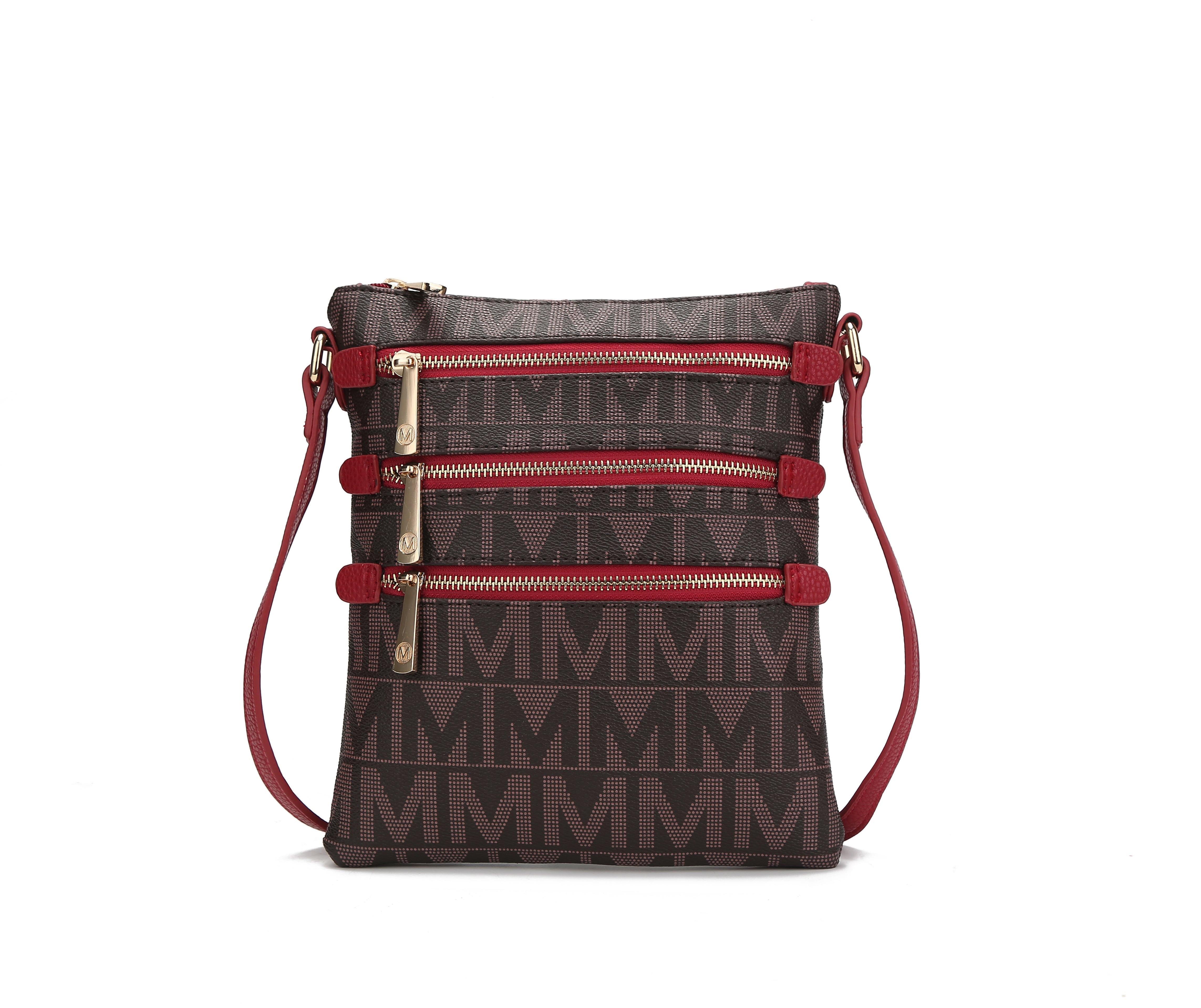 MKF Collection Women's Mya Signature Crossbody Bag Red Bags - Tophatter Daily Deals