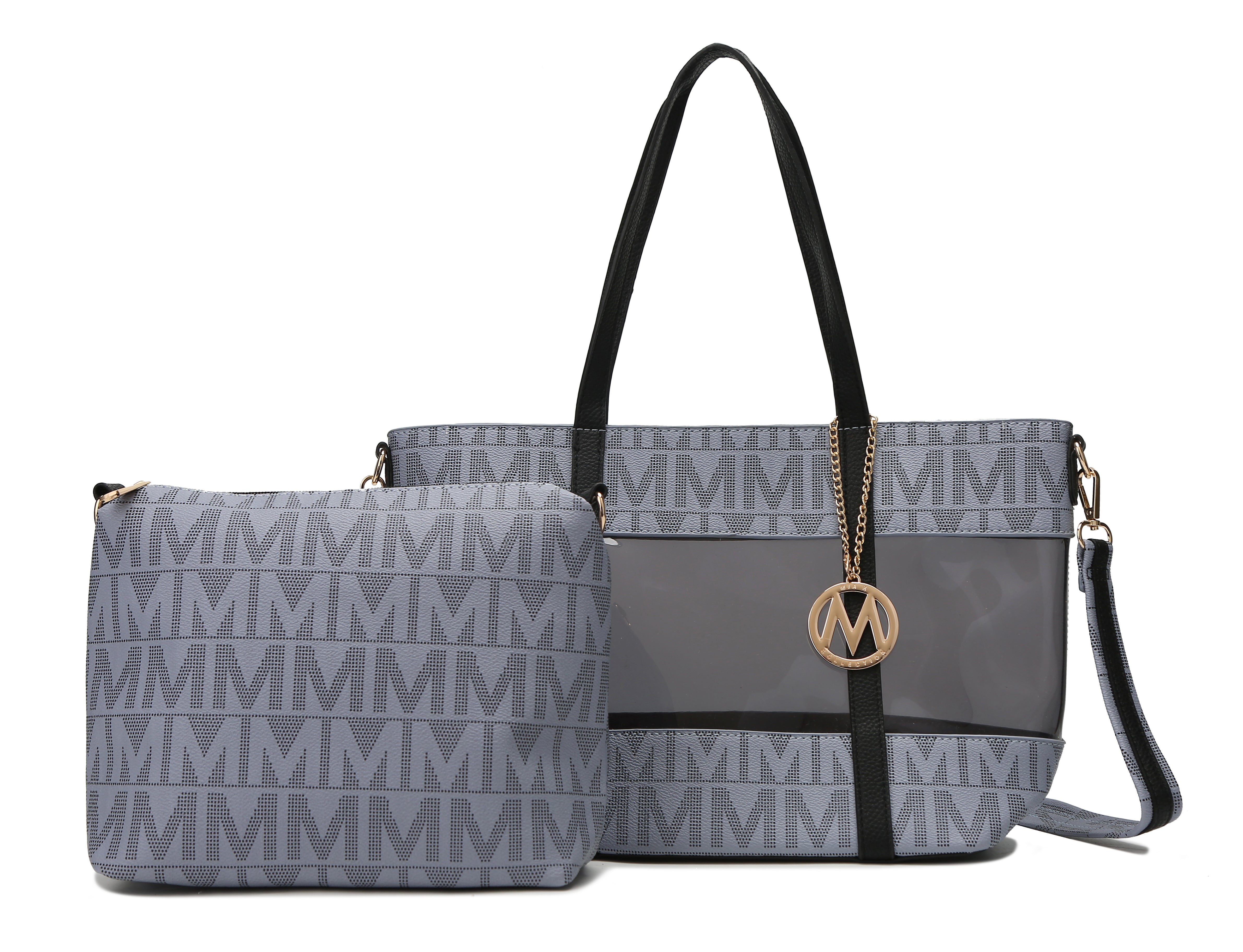 MKF Collection Women's Belinda Signature Tote Bag And Pouch Set Bags - Tophatter Daily Deals
