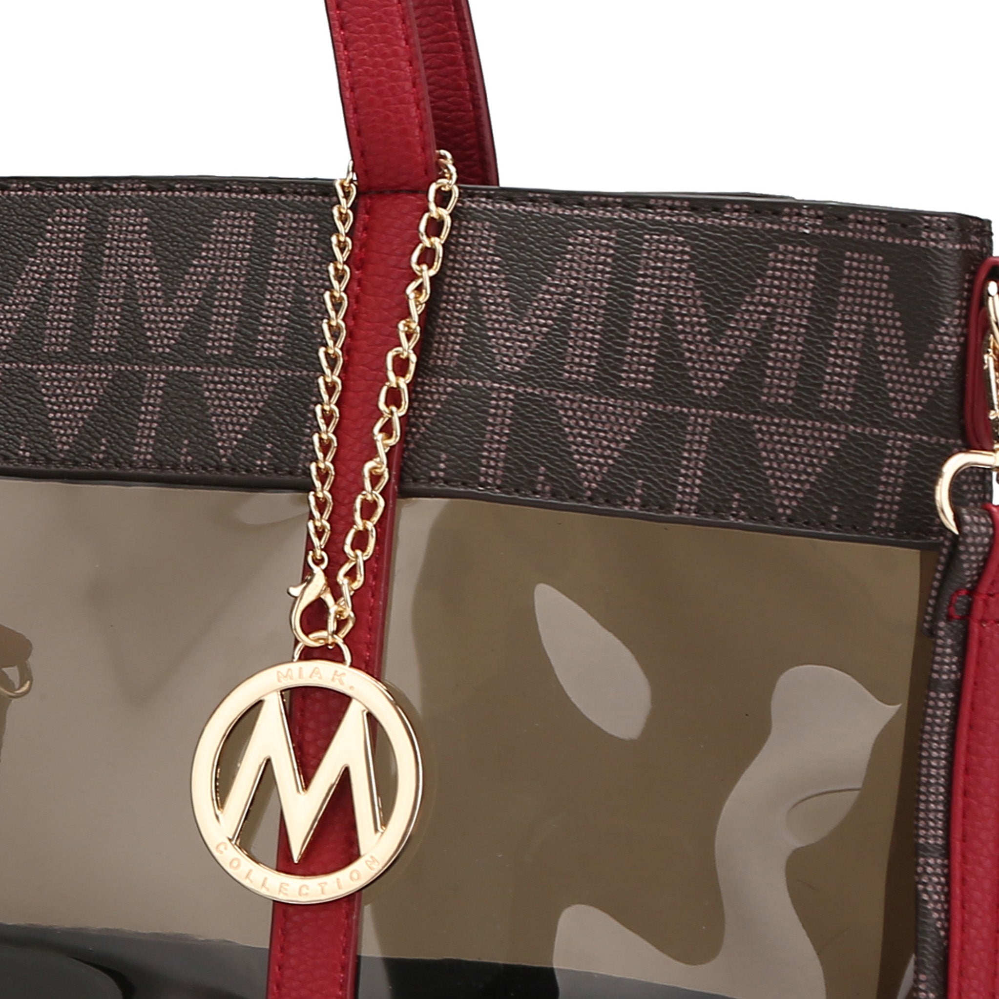 MKF Collection Women's Belinda Signature Tote Bag And Pouch Set Bags - Tophatter Daily Deals