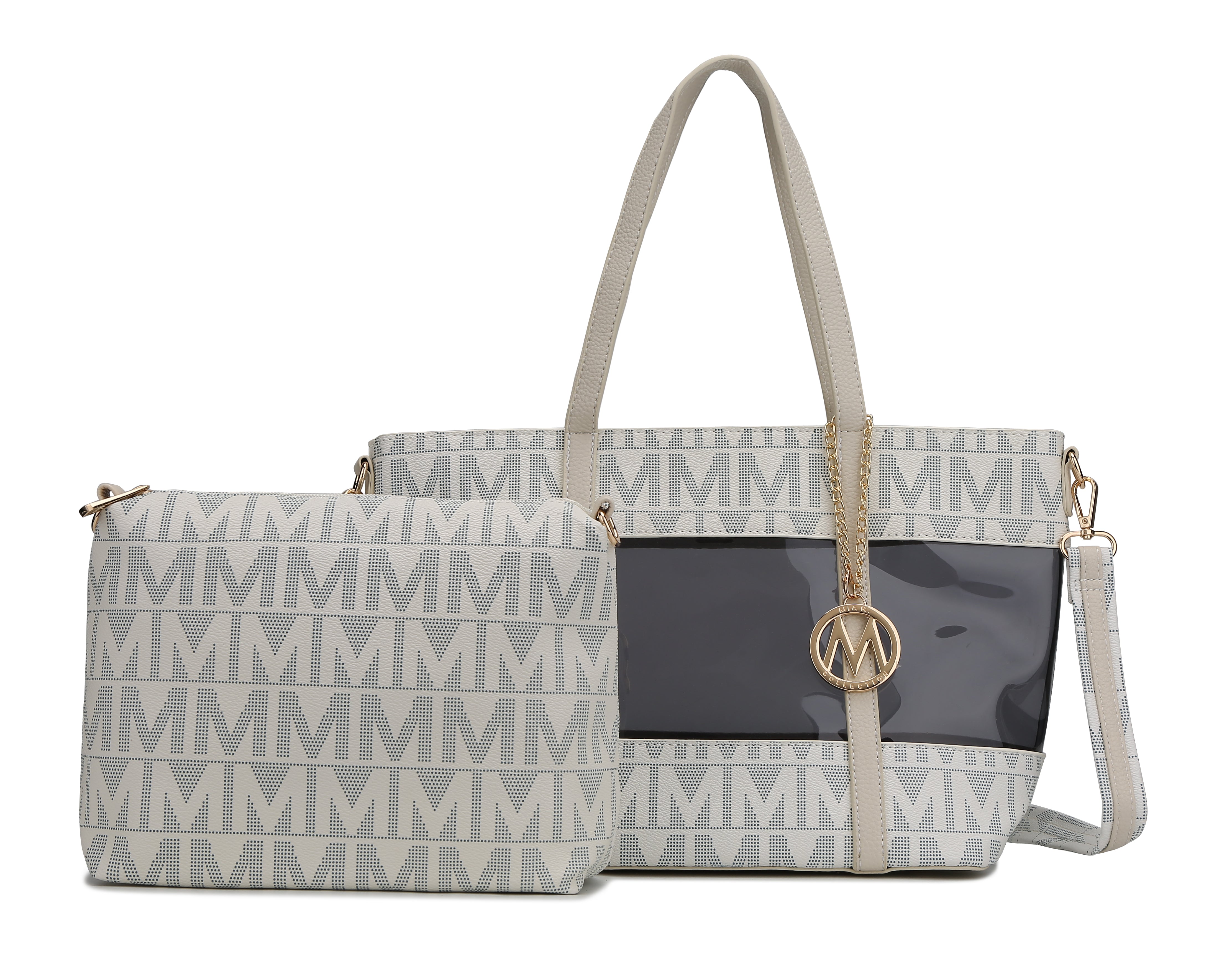 MKF Collection Women's Belinda Signature Tote Bag And Pouch Set Bags - Tophatter Daily Deals
